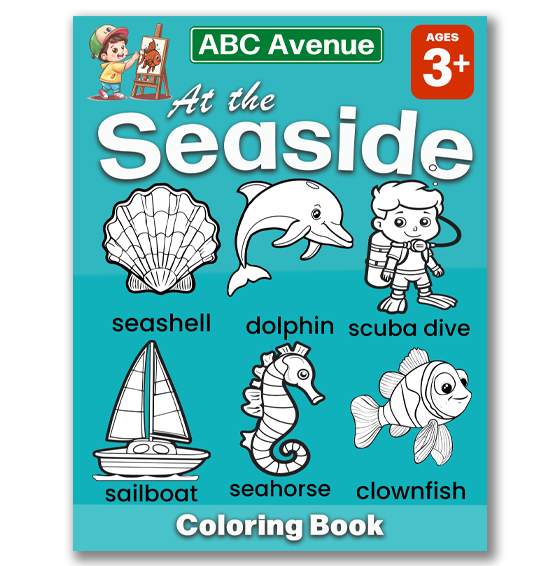 At the Seaside Coloring Book